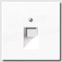 LS969-1UAWW Jung Крышка для одинарной телефонной и компьютерной розетки UAE; белый