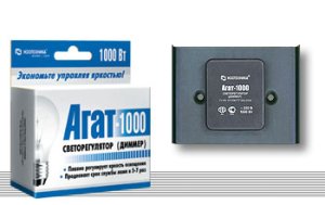 Агат-К-1000 диммер (светорегулятор) кнопочный