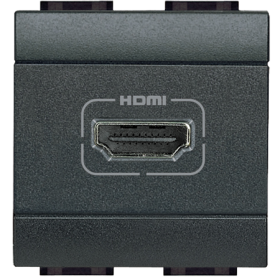 L4284  LivingLight Разъем HDMI, цвет антрацит