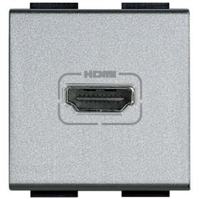 NT4284  LivingLight Разъем HDMI, цвет алюминий