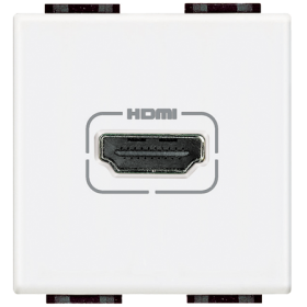 N4284  LivingLight Разъем HDMI, цвет белый