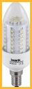 220В Е14 3000К Лампа светодиодная С35-Н тепл белый KREONIX