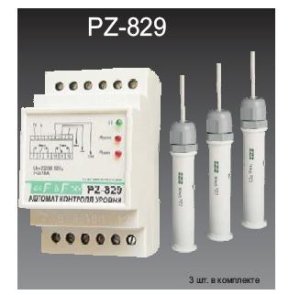 PZ-829  Реле контроля уровня 16A/220V двухуровневое