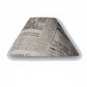 61022/30/55 Lucide Shade Абажур Newspaper Print D30 H15cm 