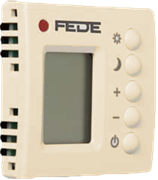 FD18004-А Терморегулятор  Цифровой, с LCD монитором, бежевый
